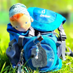 Reflektierende Anhänger oder Schlüsselanhänger Motiv Kamera, Kindergarten Rucksack